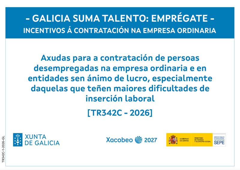 Cartel de subvención